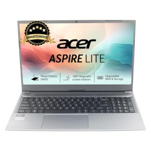 Acer Aspire Lite (Steel Gray, 16GB RAM, 512GB SSD) - Certified Refurbished | AMD Ryzen 5-5625U | 15.6" Full HD Display