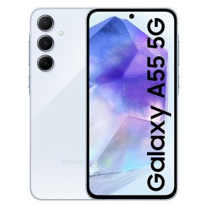Samsung Galaxy A55 5G (Awesome Iceblue, 8GB RAM, 256GB Storage) - Certified Refurbished | Metal Frame | 50MP OIS Camera