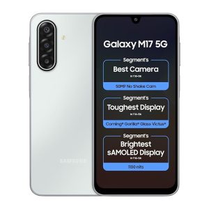 Samsung Galaxy M17 5G (Moonlight Silver, 6GB RAM, 128GB Storage) - Certified Refurbished | 50MP OIS Triple Camera | 6 Years OS Upgrades | Galaxy AI